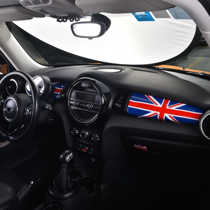 Car interior central control instrument panel panel decoration sticker For BMW MINI F55 F56 F57 JCW Car modeling accessories