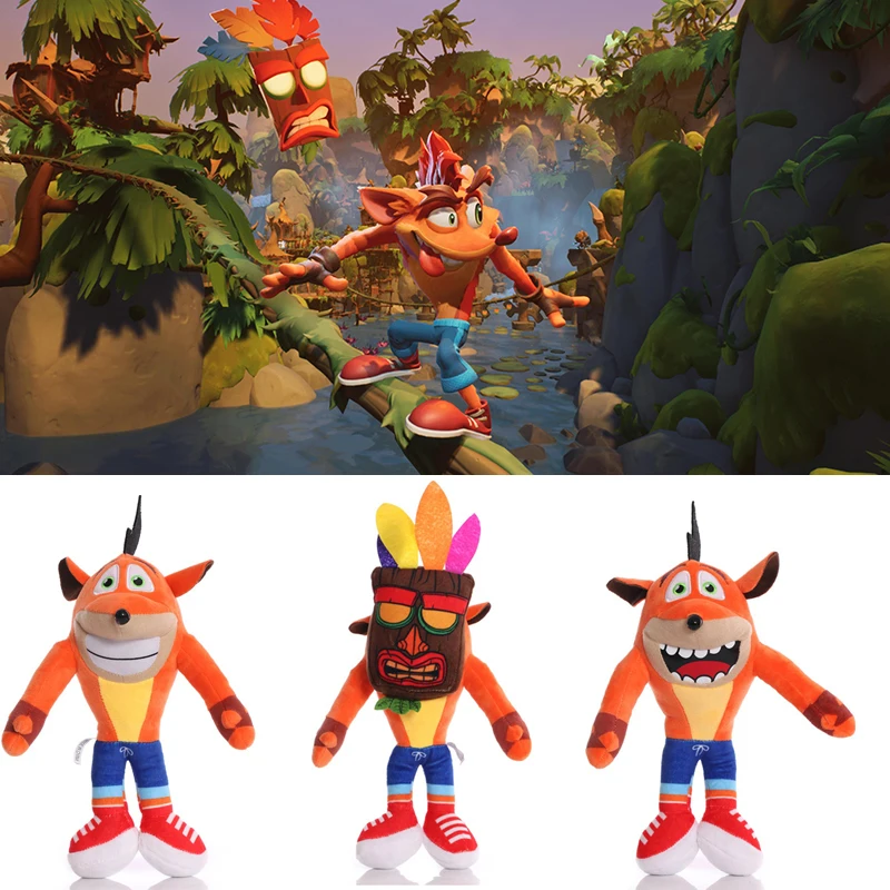 Crash Bandicoot Stuffed Animal Crash Bandicoot Plush Toys Game