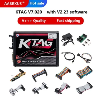 

2020 Hot sale KTAG V7.020 KTM100 ECU Programming Tool KTAG Master software V2.23 with Unlimited Token K-TAG DHL Free shipping