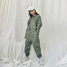 M-XXL, новинка, Мужская одежда, модная, Ретро стиль, армейский зеленый комбинезон, комбинезон, wo, мужской, в стиле хип-хоп, тонкий, ножной, повседневный комбинезон