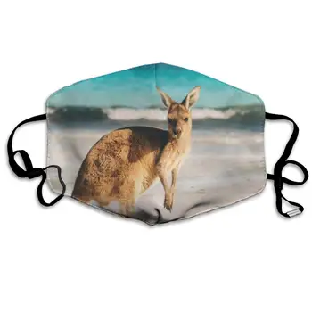 

ZHOUSUN Dustproof Kangaroo Near Beach Mouth Cover Mask Protective Warm Windproof Mask