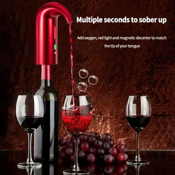 

Portable Smart Electric Wine Decanter Automatic Red Wine Pourer Aerator Decanter Dispenser Wine Tools Bar Accessories