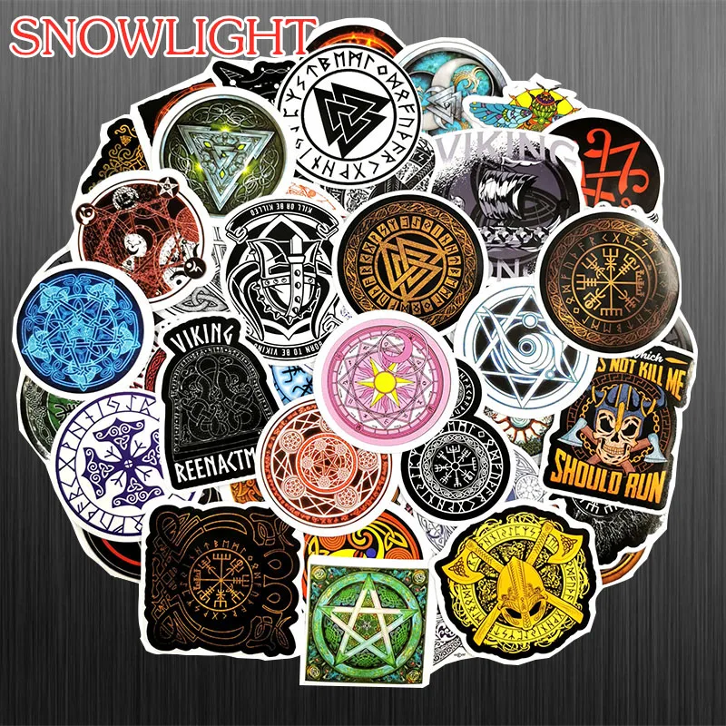 100Pcs/set Cartoon Totems National Symbols Stickers For Scrapbook Bicycle Skateboard Luggage Laptop JDM Adventure Stickers