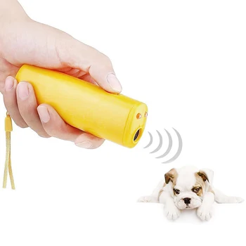 

New Ultrasonic Dog Training Repeller Control Trainer Device 3 in 1 Anti-barking Stop Bark Deterrents Dogs Pet Training Device