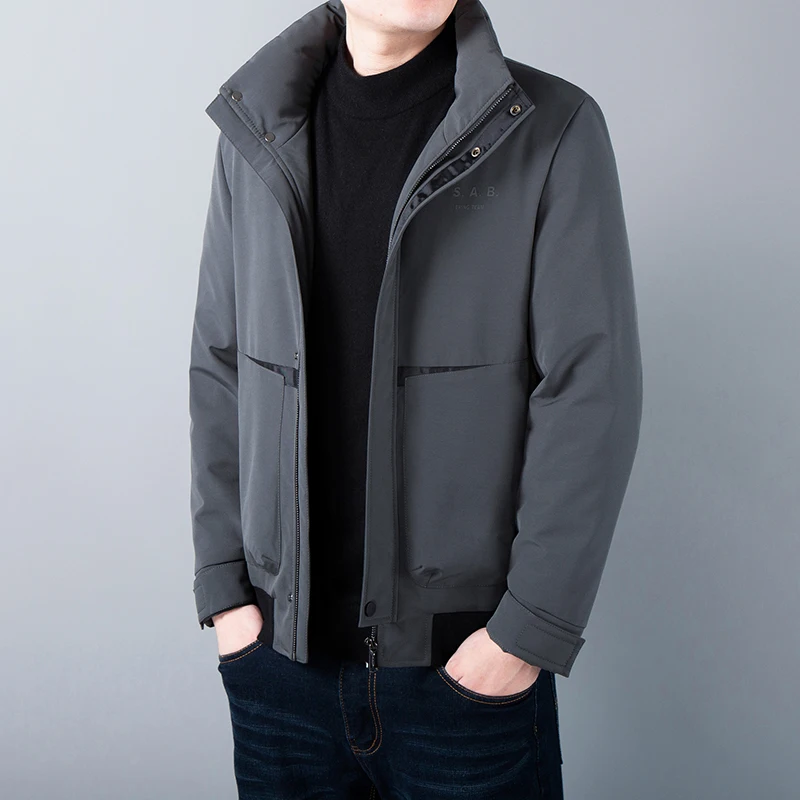 

2020 Thick Warm Winter New Brand Casual Fashion High Quality Duck Down Jackets For Men Windbreaker Heavy Coats Men Clothes