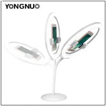 

YongNuo YN128 Selfie Ring Light Camera Photo Studio Phone 128 LED Ring Light 3200-5500K Photography Dimmable Ring Lamp r42