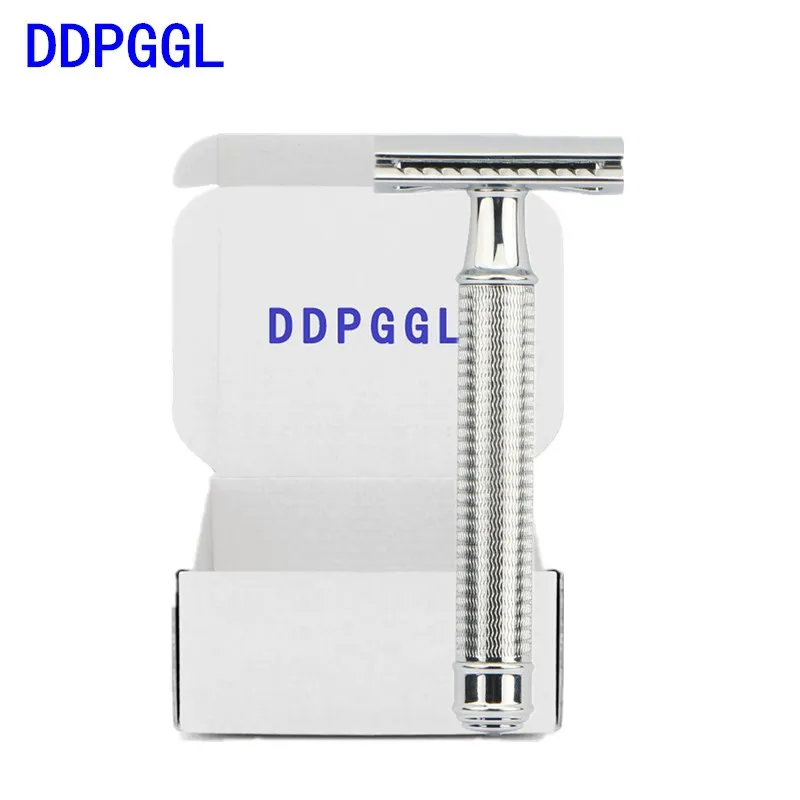 

DDPGGL Safety Razor Men's Double Edge Razor Classic Shaving Razor Zinc Alloy Head Manual Shaver For Women Hair Removal