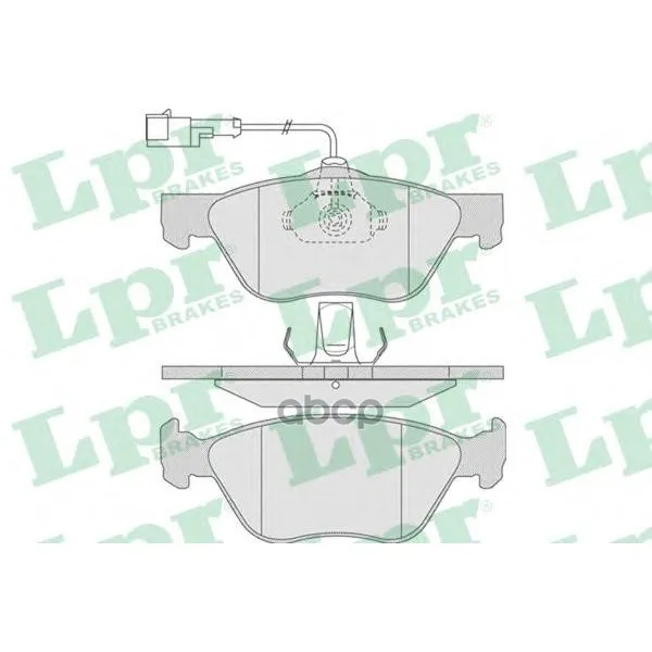Колодки Тормозные Alfa Romeo 166 Передние Lpr 05p720 Lpr арт. 05P720