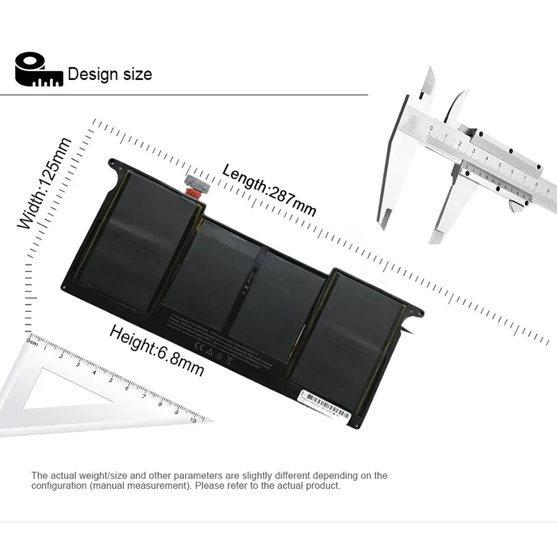 Новый аккумулятор для ноутбука Apple MacBook Air 11 'A1370 A1465 A1406 A1495 MD711 MD712 MC968 MD223 MD224 A MC969