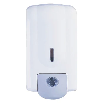 

Hand Press Soap Dispenser Wall-mounted Liquid Soap Holder Refillable Empty Soap Container for Home Hotel (White)