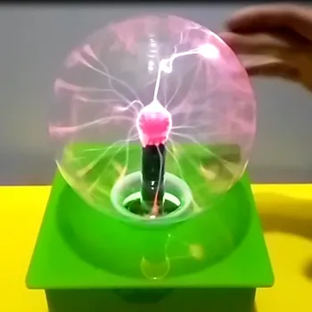 

Glow Ball Instrument Science Experiment Toy Science Optical Science Toys Early Development Toy Model EU/ US Plug - Random Color