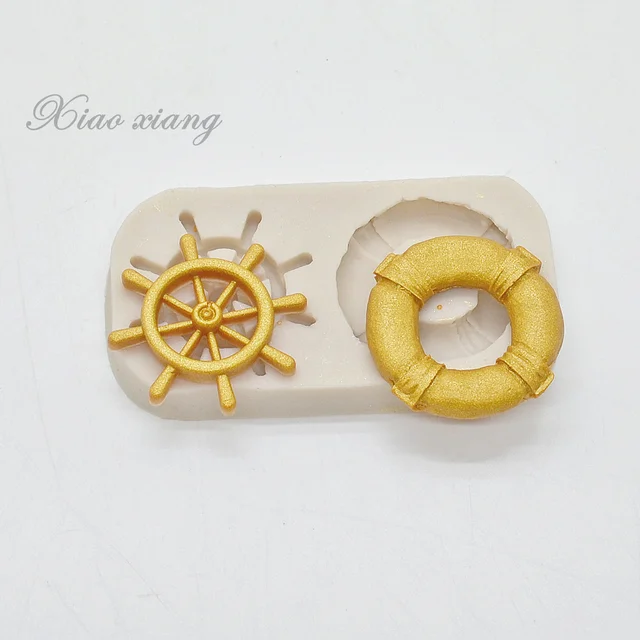 Kormány És Életmentő Alakú Szilikon Torta Formák Sütéshez Fondant Csokoládé Penész Díszítő Szerszámok A Konyhához - Image 6