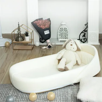 

Portable Baby Crib Folding Cribs Travel Baby Bed Infant Toddler Cotton Cradle For Newborn Bumper Washable Cot