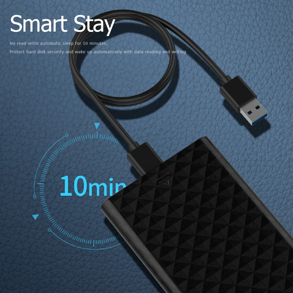  S02 2.5 USB3.0 HDD ̽ USB3.0 SATA 5Gbps  ϵ ̺ Ŭ  6 ׶Ʈ 2.5 ġ SSD HDD ϵ ũ
