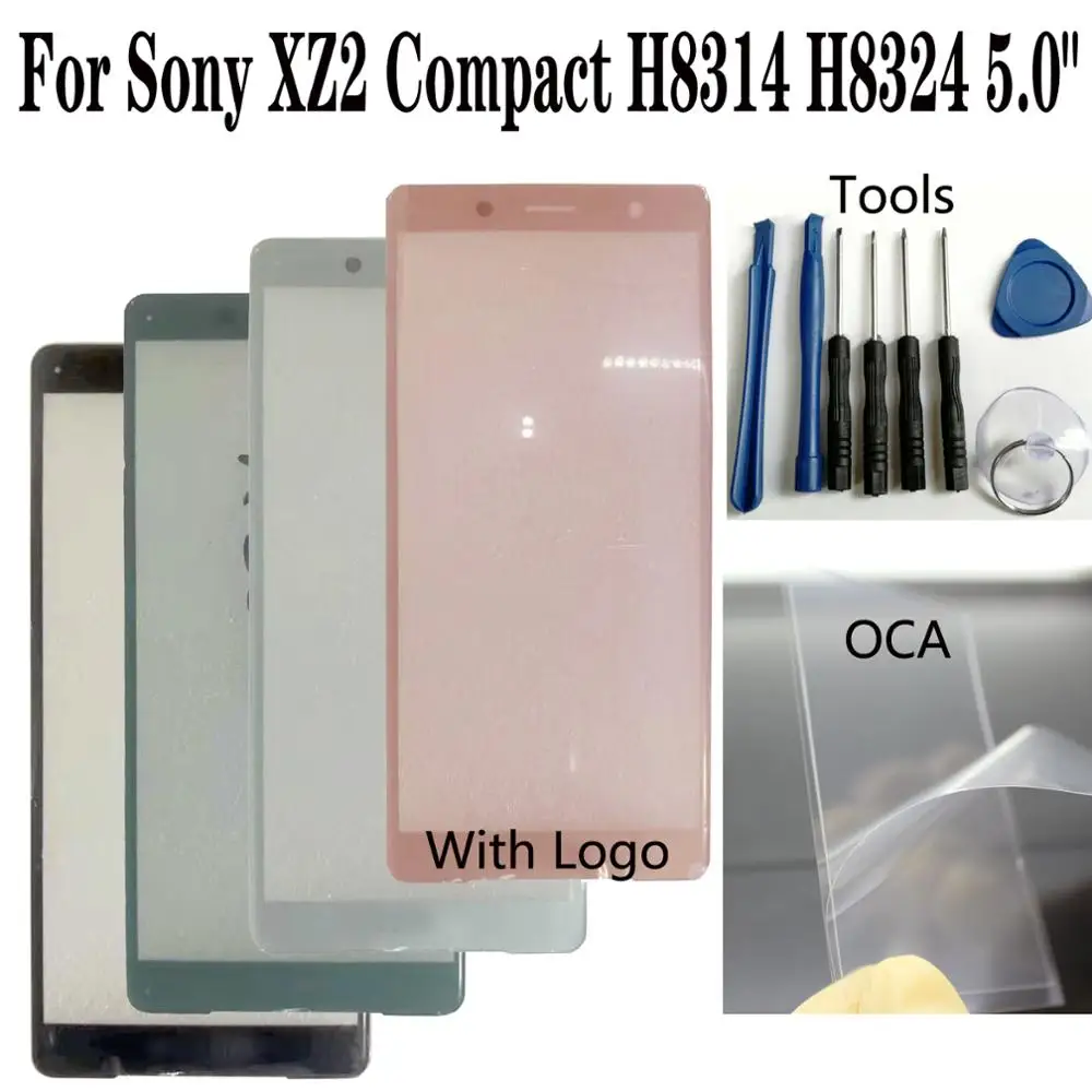 

Shyueda 100% New 5.0" For Sony XZ2 Compact H8314 H8324 Outer Front Screen Glass Lens Replacement