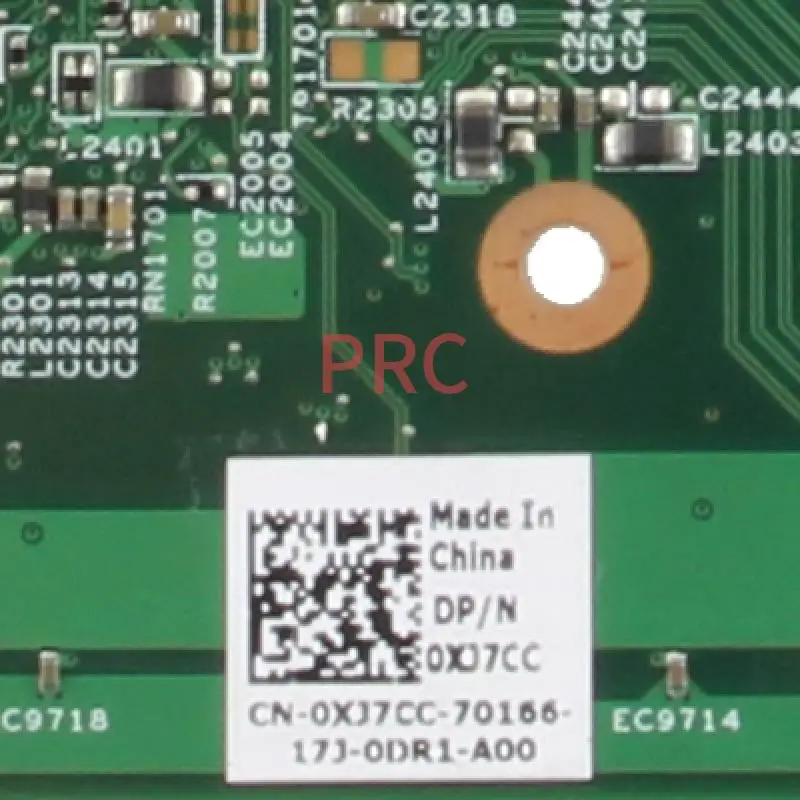 n4050, CN-0XJ7CC, placa principal para notebook 1450-1 hm67 10315-216