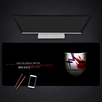 

Anime DARKER THAN BLACK BK201 Large Gaming Mouse Pad Gamer Locking Edge Keyboard Mouse Mat Gaming Desk Mousepad
