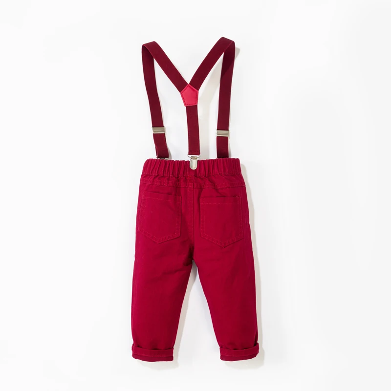 Star Shirt + Red Pant + Belt Outfit 2 - 6 Years