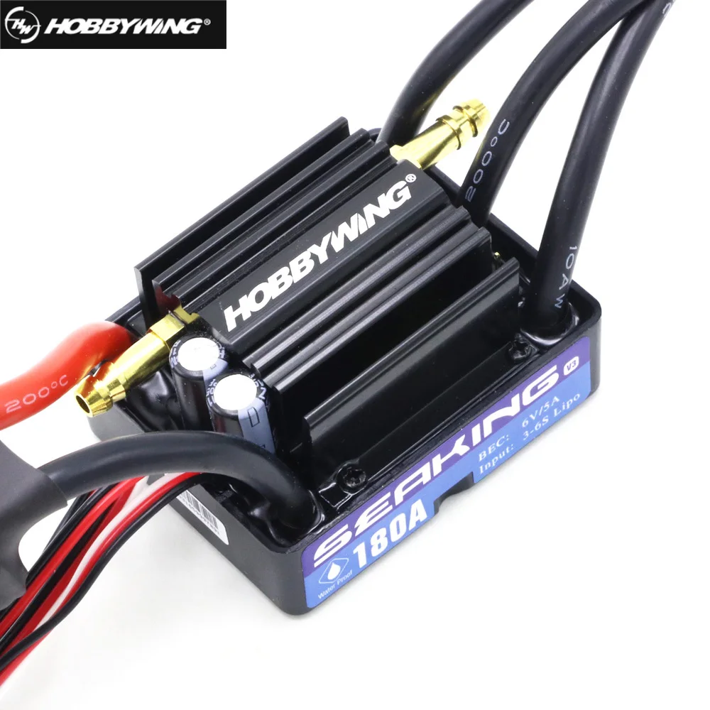 HobbyWing SeaKing V3 180A BL Мотор ESC 6V/5A BEC для RC R/c гоночной лодки|motor esc|bl motoresc motor |