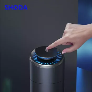

SHODA Mini Car Air Purifier Auto Car Air Anion Purifier HEPA 12 Filter Auto Ionizer Cleaner Vehicle Air Purifier for Car