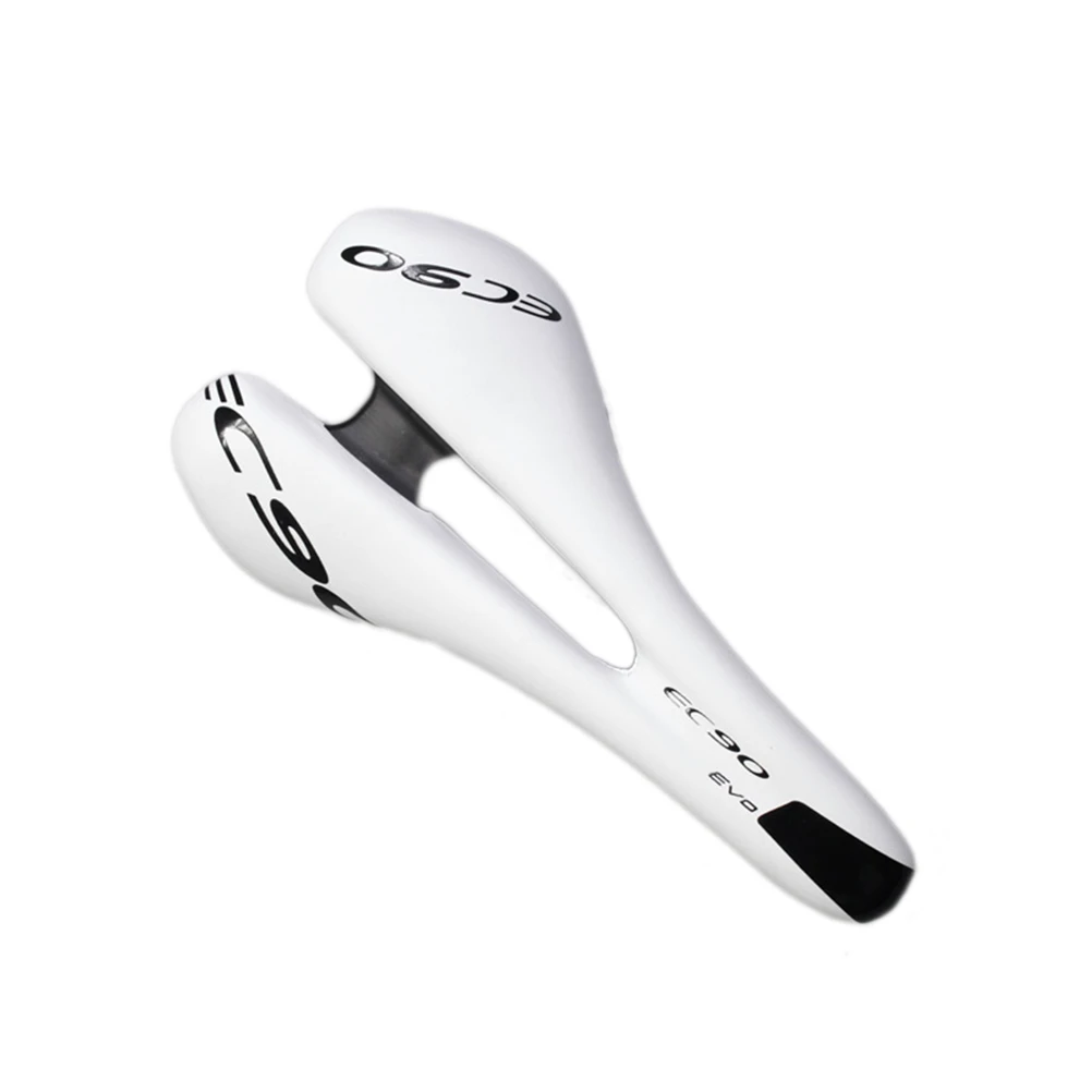 1 Pc White Bicycle Saddle Breathable Lightweight Hollow Comfortable Bike Saddles Cushion MTB Road Cycling Seat Mat