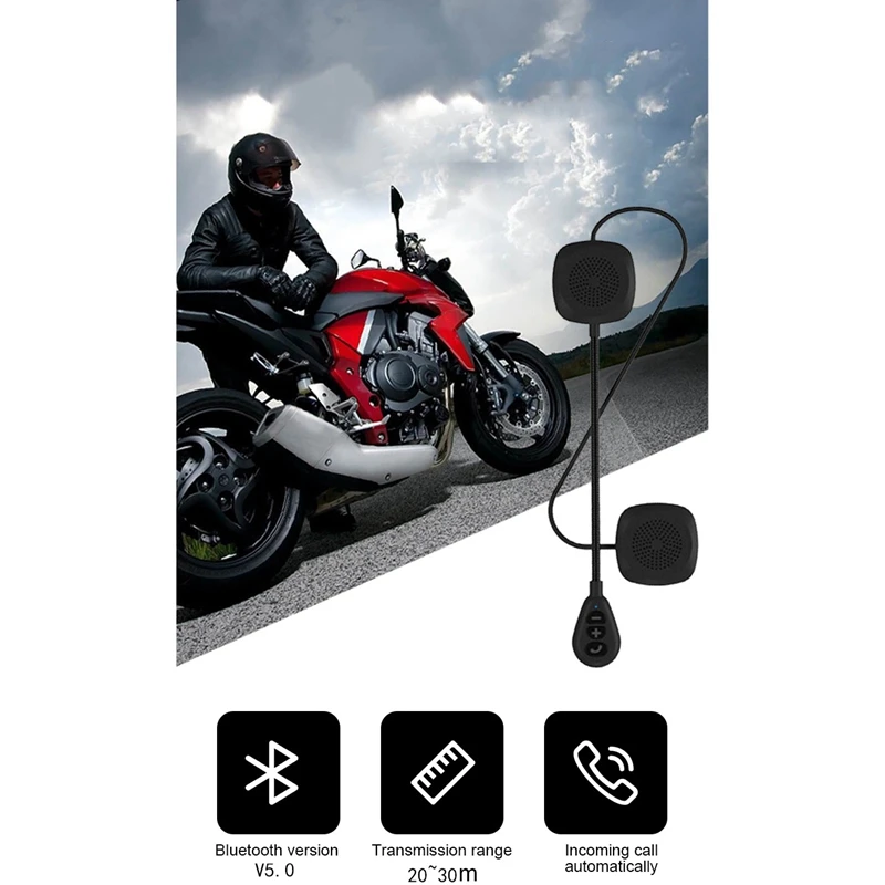 Беспроводная гарнитура Bluetooth 5 0 для мотоциклетного шлема|Наушники и гарнитуры| |