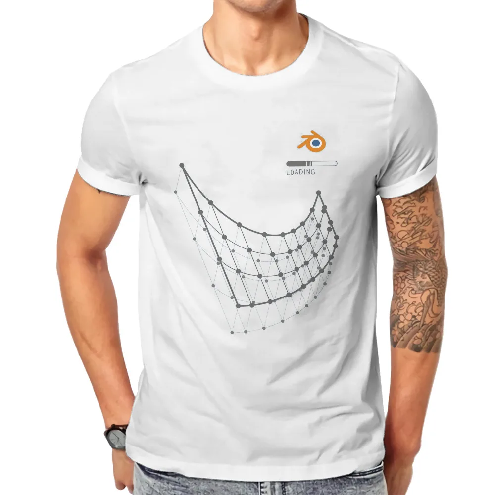 

modeling in blender 3D Art Young Culture Fashion Creative T Shirt Classic Fashion Loose TShirt Top sell Harajuku Men's Tops