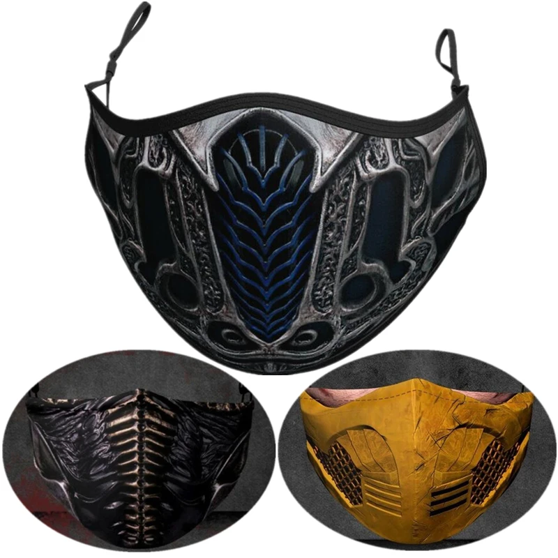 Костюм Mortal Kombat Ninja Subzero Noob Saibot для косплея скорпиона маска лица взрослых