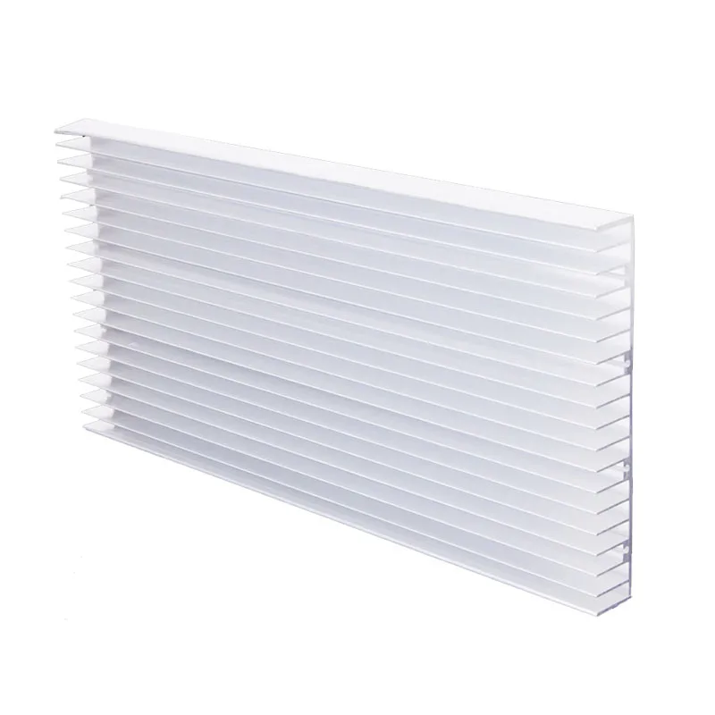 LED 조명용 알루미늄 방열판 방열판, 라디에이터 쿨러 핀, 고출력 증폭기 IC 칩용, 8x3W, 20x1W, 140x20x30, 150mm