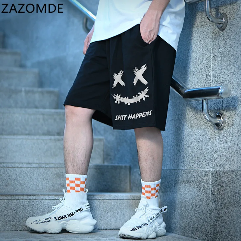 ZAZOMDE 2021 de moda de los hombres pantalón corto Casual nuevo hombre alta calidad pantalón corto Casual hombres cómodos Streetwear banda elástica hip hop corto