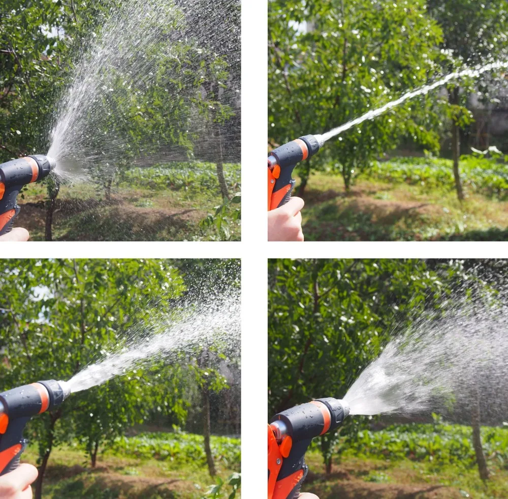 Spray Podlewanie trawnika Wielofunkcyjna Myjnia Samochodowa Wysokociśnieniowe Trwałe Narzędzia Ręczne Wąż Zraszacz Dysza Ogród