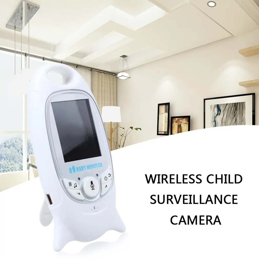 

Video Baby Monitor 2 inch BeBe Baba Electronic Babysitter Radio Video Nanny Camera Night Vision Temperature Monitoring 8 Lullaby