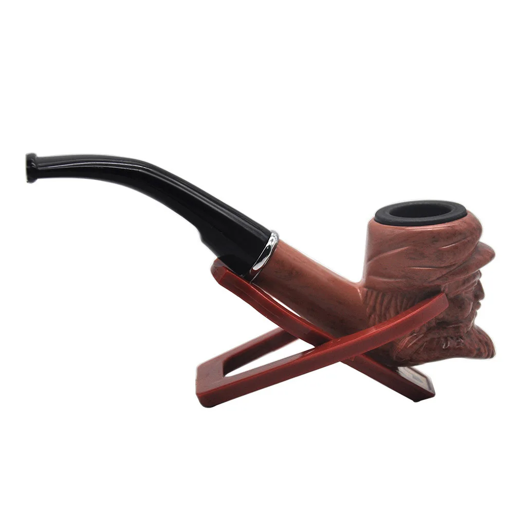 Классическая деревянная трубка прочная табачная труба ручной работы