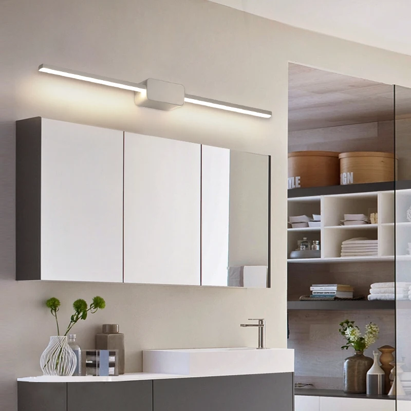 L400/600/800 мм Зеркало для ванной со светодиодной подсветкой зеркало с led лампа дома