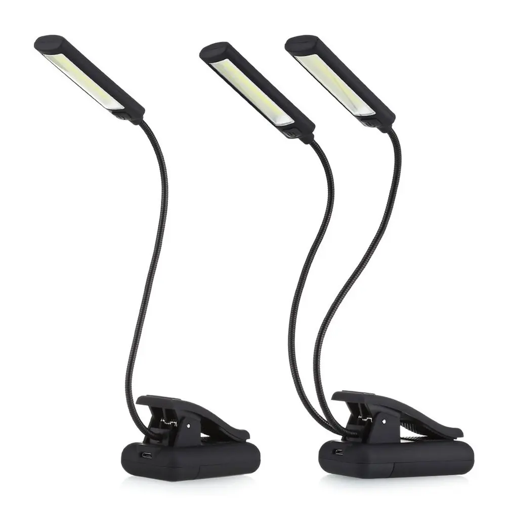 2018 Новый 6 Вт LED USB с регулируемой яркостью зажим для чтения ноутбука ноутбук