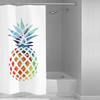 

Landscape Single Tree with Sunset Shower Curtain Decor by Red Sky Reflect On Water,100% Waterproof Fade and Mildew Resistant