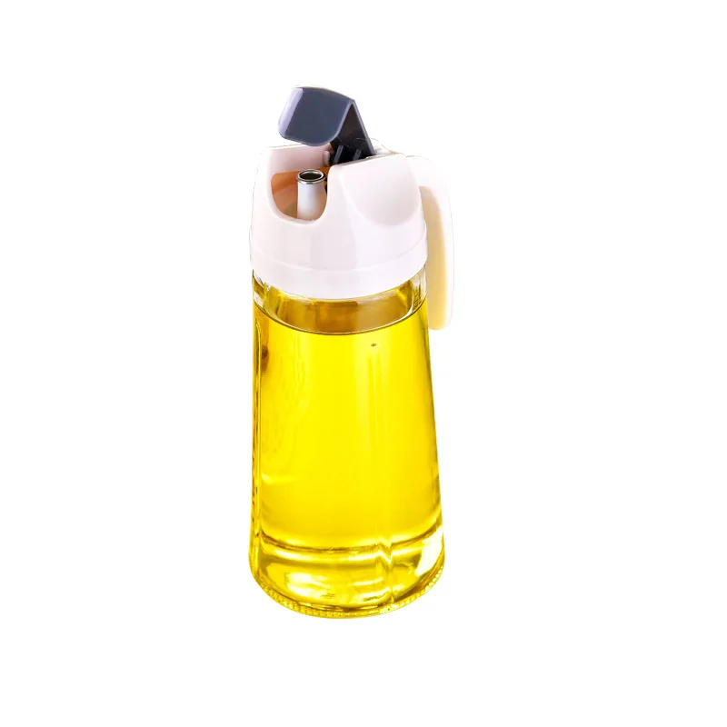

Household Automatic OpeningClosing Oil Kettle Kitchen Multi-Purpose Transparent Dustproof Leak-Proof Glass Oil Bottle Cruet Sea