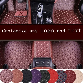 

custom car floor mat for all models car waterproof Foot pads with custom logo and name