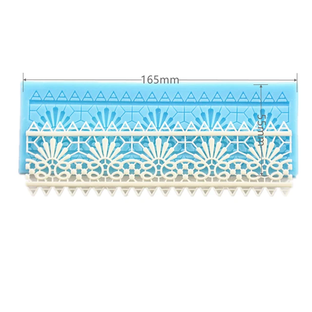 Virágcsipke Torta Formák Esküvői Szilikon Fondant Penész Mousse Dekoráció Cukorcraft Jegesmárka Pad Tészta Sütőszerszámok M887 - Image 2