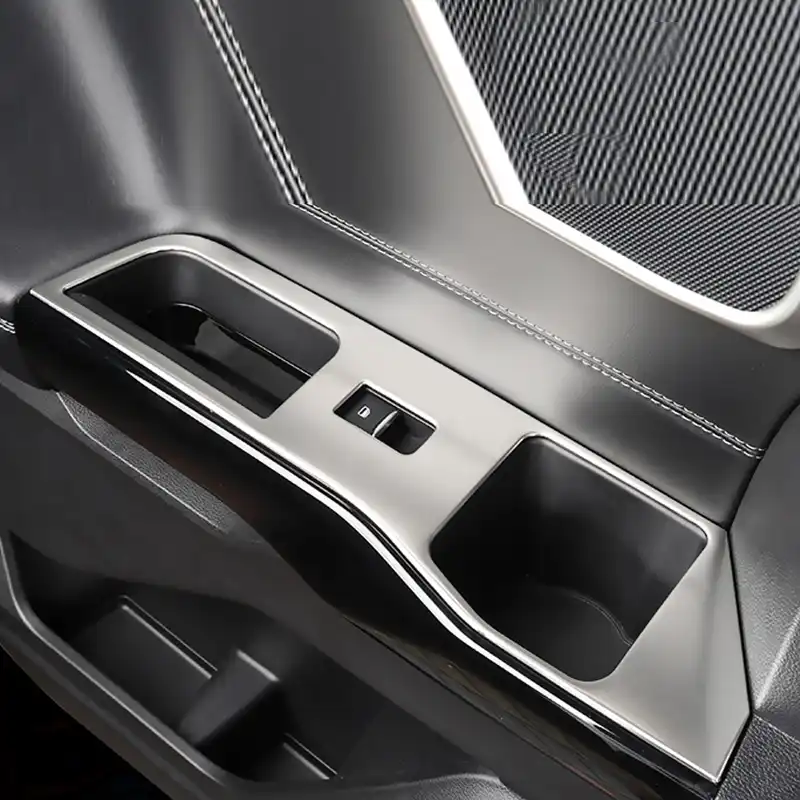 For 2020-2021 Ford Explorer Door Window Lift Switch Cover Trim Carbon Fiber