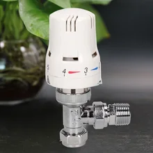 Термостатический Регулируемый легко установить радиатор автоматический DN15 система отопления контроль температуры дома прямой тип