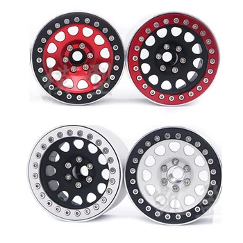 

1PCS 1/10 Climbing Car 2.88 Inch Wheel Hub Oval 4 Colors T4 SCX10 Axail D90 Diameter 64*35mm Beadlock Wheel Rims For Rc Car