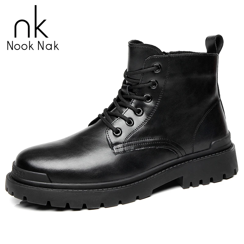 

NOOKNAK 2020 Korean Martin Boots, Men's Leisure Boots, Professional High-top Boots
