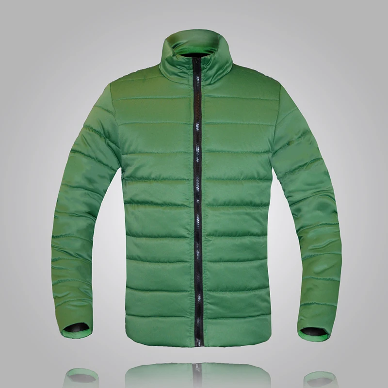 1411B-M03Fresh green Однотонная Водонепроницаемая Мужская спортивная теплая куртка, зимняя Толстая хлопковая белая куртка-пуховик - Цвет: 1411B-M03Fresh green