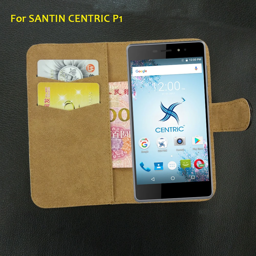6 Colors SANTIN CENTRIC P1 CM3321 Case Flip Leather Fashion Vintage Luxury Multi-Function Protective Phone Cover | Мобильные