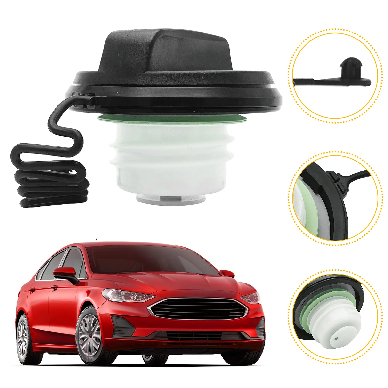 7S61 9030 CB New Fuel Tank Cap for Ford Fiesta Focus Transit B MAX