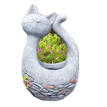 

Pastoral Style Retro Do Old Resin Simulation Animal Ventilation Succulent Plant Flower Pot Creative Courtyard Ornaments A713