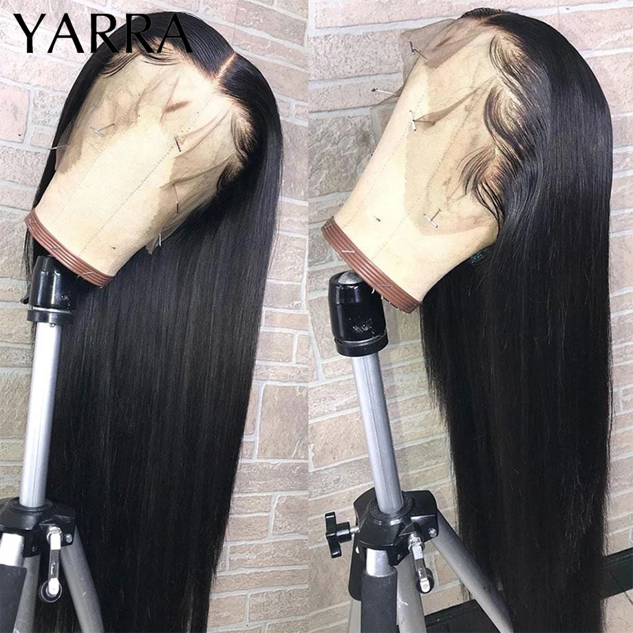 

13x4 4x4 Straight Transparent Lace Front Human Hair Wigs For Black Women Full HD 360 Lace Frontal Brazilian Hair Wig YARRA