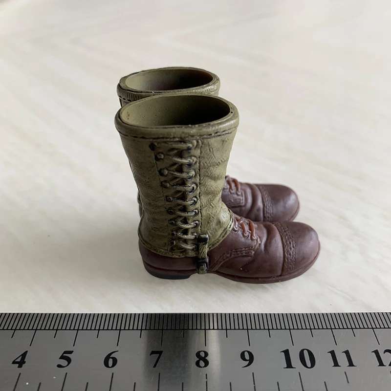 1/6 Scale WWII US Army Military Leggings Boots Model Ranger Soldier Shoes Hollow For 12Inch Male Body Action Figure Toys Doll