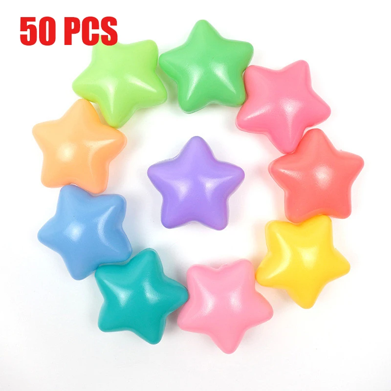 50/100 Pcs Eco-Friendly Colorful Ball Pit Soft Plastic Ocean Ball Water Pool Ocean Wave Ball Outdoor Toys For Children Kids Baby 17